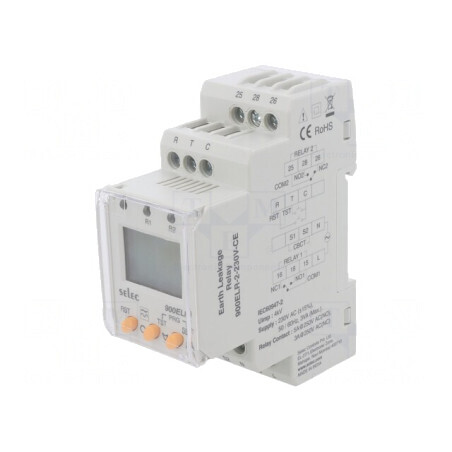 Releu Diferenţial Digital pentru Şină DIN - 230V | Electronic-mag.ro | Componente Electronice