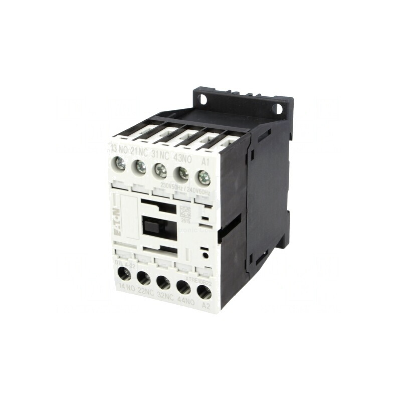 Contactor 4-Pole NC/NO 230V 4A pentru Șină DIN | Electronic-mag.ro | Componente Electronice