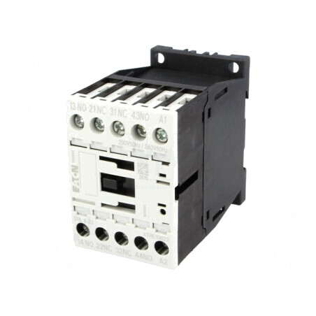 Contactor 4-Pole NC/NO 230V 4A pentru Șină DIN | Electronic-mag.ro | Componente Electronice