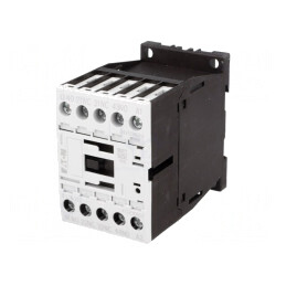 Contactor 4P NCx2 NOx2 24VAC 4A pentru șină DIN | Electronic-mag.ro | Componente Electronice
