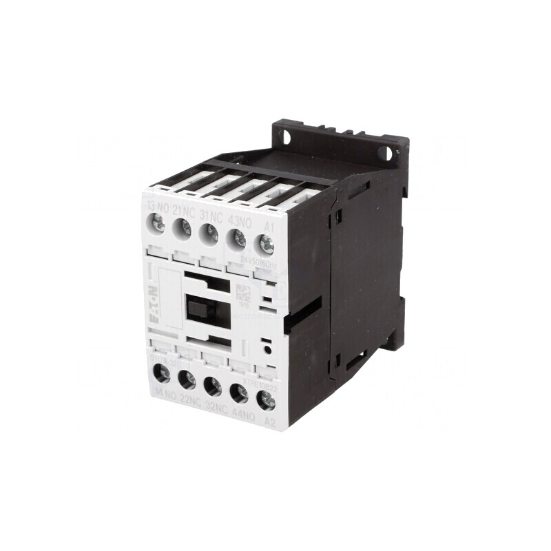 Contactor 4P NCx2 NOx2 24VAC 4A pentru șină DIN | Electronic-mag.ro | Componente Electronice