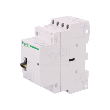 Contactor 4-poli 25A 24VAC NO IP20 | Electronic-mag.ro | Componente Electronice