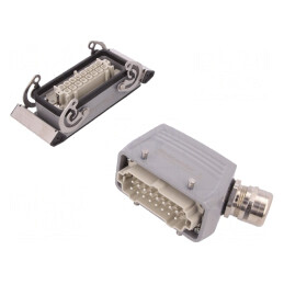 Set Conector HDC Tată-Mamă HE PIN 16 | Electronic-mag.ro | Componente Electronice