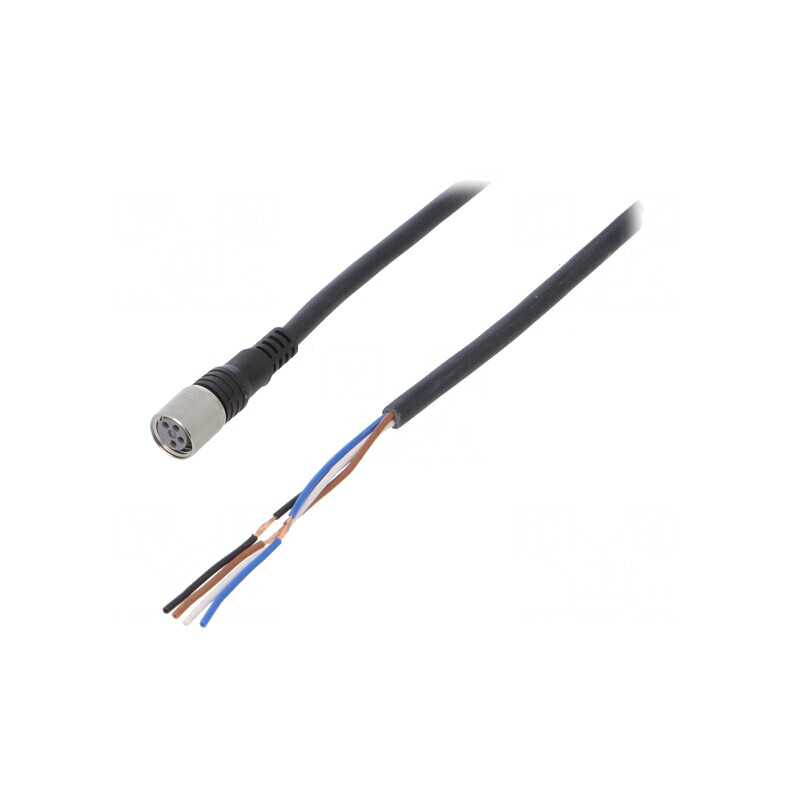Cablu Conectare M8 4P 5m PVC | Electronic-mag.ro | Componente Electronice