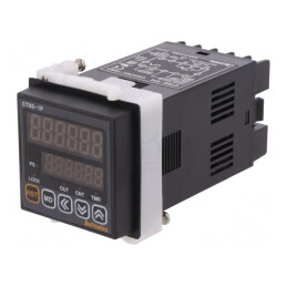 Contor electronic LED dual timp/impulsuri SPDT | Electronic-mag.ro | Componente Electronice