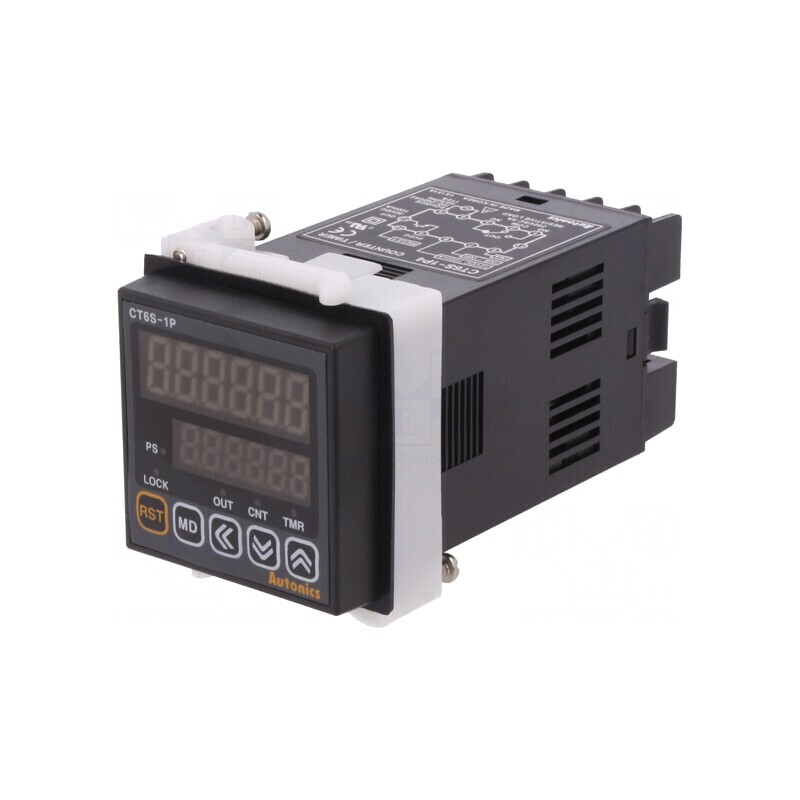 Contor electronic LED dual timp/impulsuri SPDT | Electronic-mag.ro | Componente Electronice
