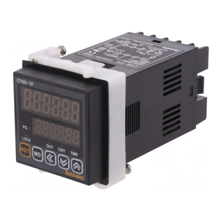 Contor electronic LED dual timp/impulsuri SPDT | Electronic-mag.ro | Componente Electronice