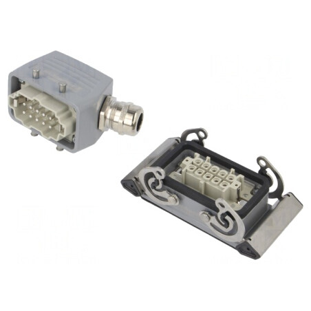 Set Conectori HDC Tată-Mamă Soclu-Mufă, 10 Pini | Electronic-mag.ro | Componente Electronice
