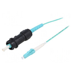 Patch cord fibră simplex multimod baionetă | Electronic-mag.ro | Componente Electronice