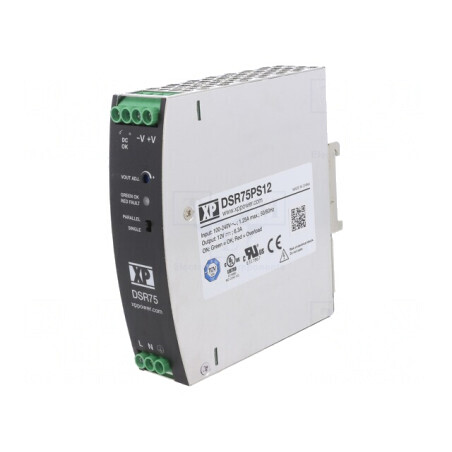 Alimentator Pulsatoriu pentru Șină DIN 75W 12V 6.3A | Electronic-mag.ro | Componente Electronice