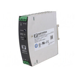 Alimentator Pulsatoriu 75W 24VDC pentru Șină DIN | Electronic-mag.ro | Componente Electronice