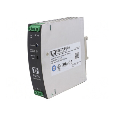 Alimentator Pulsatoriu 75W 24VDC pentru Șină DIN | Electronic-mag.ro | Componente Electronice