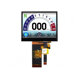 Ecran TFT 3,5 inch LED 640x480 RGB | Electronic-mag.ro | Componente Electronice