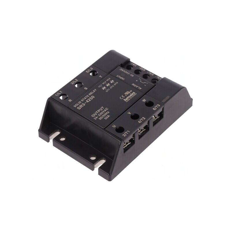 Releu Semiconductor 50A 3-Fazat 24-240VAC | Electronic-mag.ro | Componente Electronice