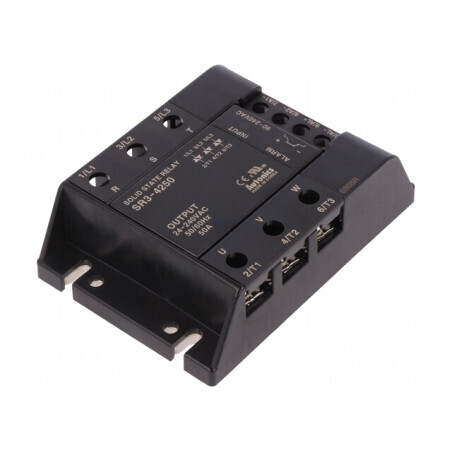 Releu Semiconductor 50A 3-Fazat 24-240VAC | Electronic-mag.ro | Componente Electronice