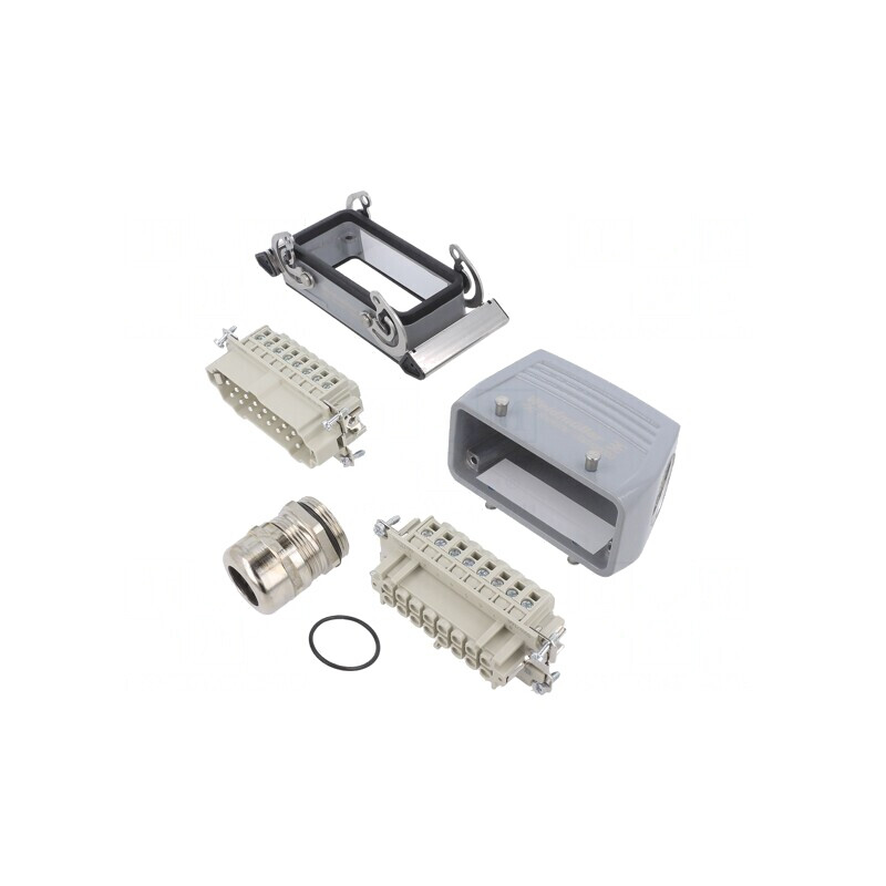 Set Conector HDC Tată-Mamă Soclu-Mufă 16 Pini | Electronic-mag.ro | Componente Electronice