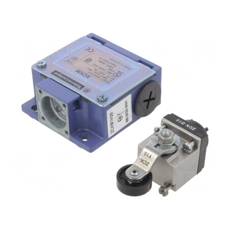 Limitator Cursă Manetă cu Rola din Plastic 34,5mm 10A | Electronic-mag.ro | Componente Electronice