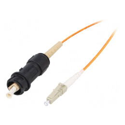 Patch Cord Fibră Optică Simplex Multimod Baionetă | Electronic-mag.ro | Componente Electronice
