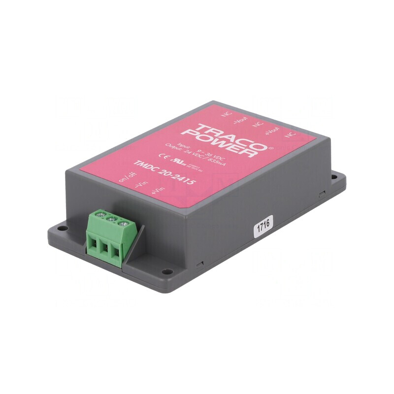 Convertor DC/DC 20W 24V 835mA | Electronic-mag.ro | Componente Electronice