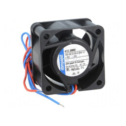 Ventilator axial DC 12V 40x40x25mm 24m3/h 44dBA cu bilă | Electronic-mag.ro | Componente Electronice