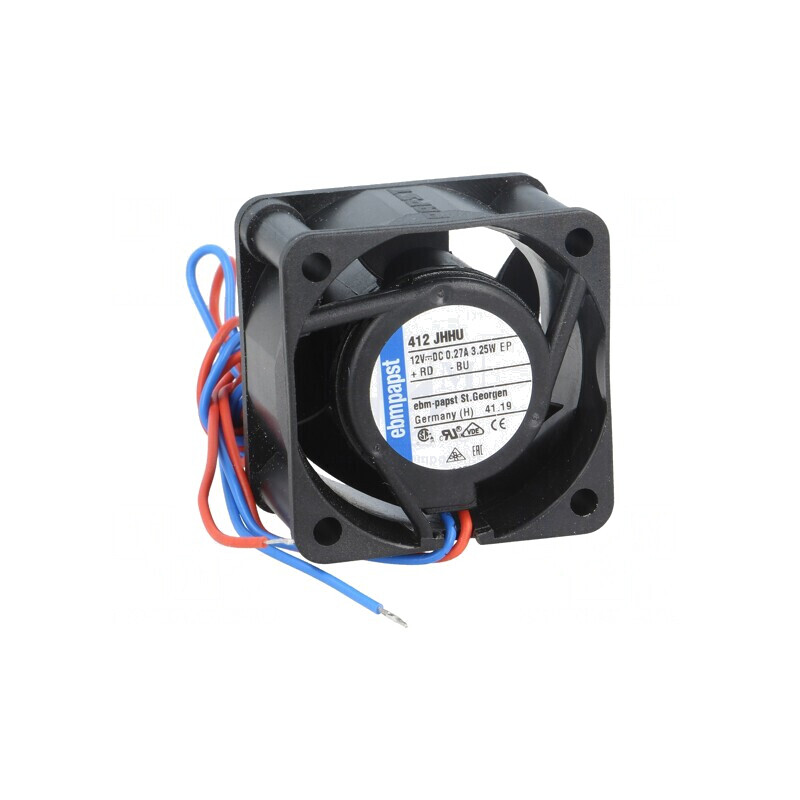 Ventilator axial DC 12V 40x40x25mm 24m3/h 44dBA cu bilă | Electronic-mag.ro | Componente Electronice