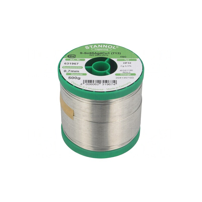 Sârmă de lipit fără plumb 0,7mm 0,5kg 217°C | Electronic-mag.ro | Componente Electronice Sârmă de lipit fără plumb 0,7mm 0,5kg 217°C | Electronic-mag.ro | Componente Electronice
