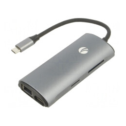 Adaptor USB 3.0/3.1 0.15m Negru 5Gbps Argintiu | Electronic-mag.ro | Componente Electronice
