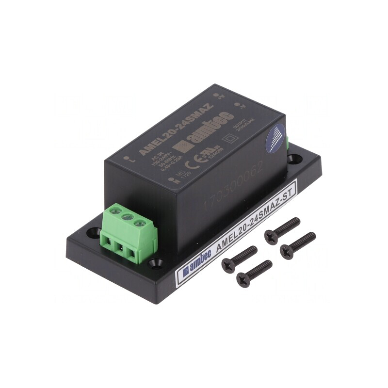 Alimentator Pulsatoriu Încastrabil 20W 24VDC 0.84A | Electronic-mag.ro | Componente Electronice