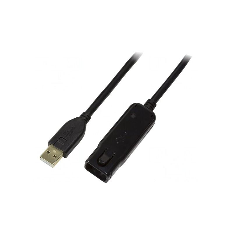 Repeater USB 1.1/2.0 Negru | Electronic-mag.ro | Componente Electronice