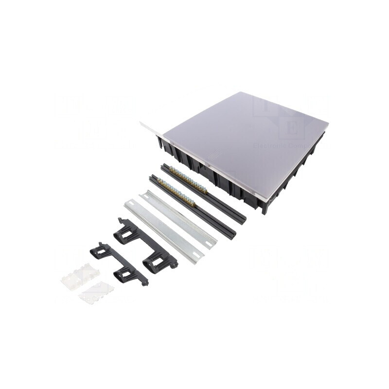Carcasă pentru aparatură modulară IP40 albă în perete IK07 | Electronic-mag.ro | Componente Electronice
