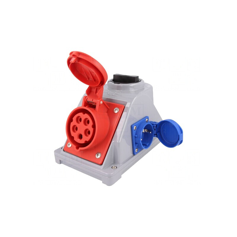 Conector Alimentare AC Trifazat 16A 400VAC IP44 Soclu Mamă | Electronic-mag.ro | Componente Electronice Conector Alimentare AC Trifazat 16A 400VAC IP44 Soclu Mamă | Electronic-mag.ro | Componente Electronice