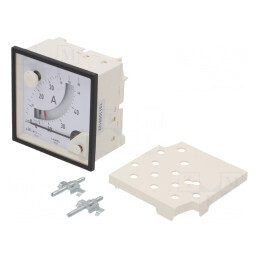 Ampermetru pe Panou 0-40A 300V 96x96mm | Electronic-mag.ro | Componente Electronice