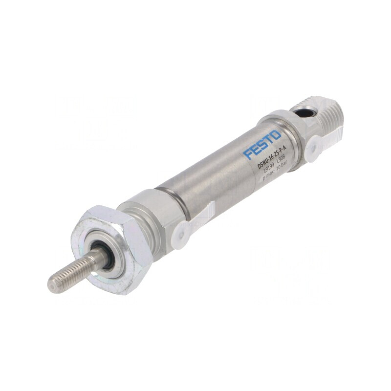 Cilindru pneumatic rotund 16mm x 25mm | Electronic-mag.ro | Componente Electronice