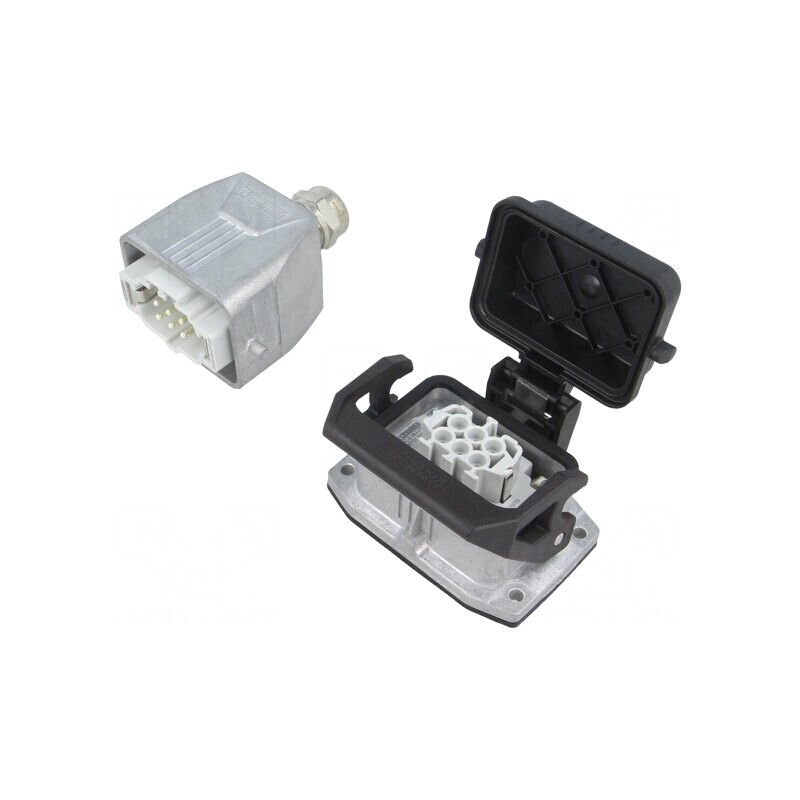 Conector HDC tată mamă 500V 16A 6 PIN 6PE drept | Electronic-mag.ro | Componente Electronice Conector HDC tată mamă 500V 16A 6 PIN 6PE drept | Electronic-mag.ro | Componente Electronice