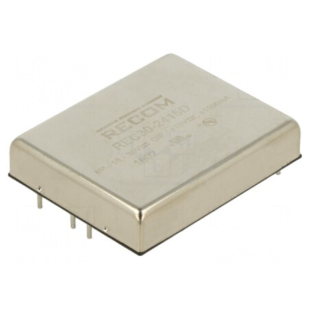 Convertor DC/DC 30W 18-36V la 15V/-15V | Electronic-mag.ro | Componente Electronice