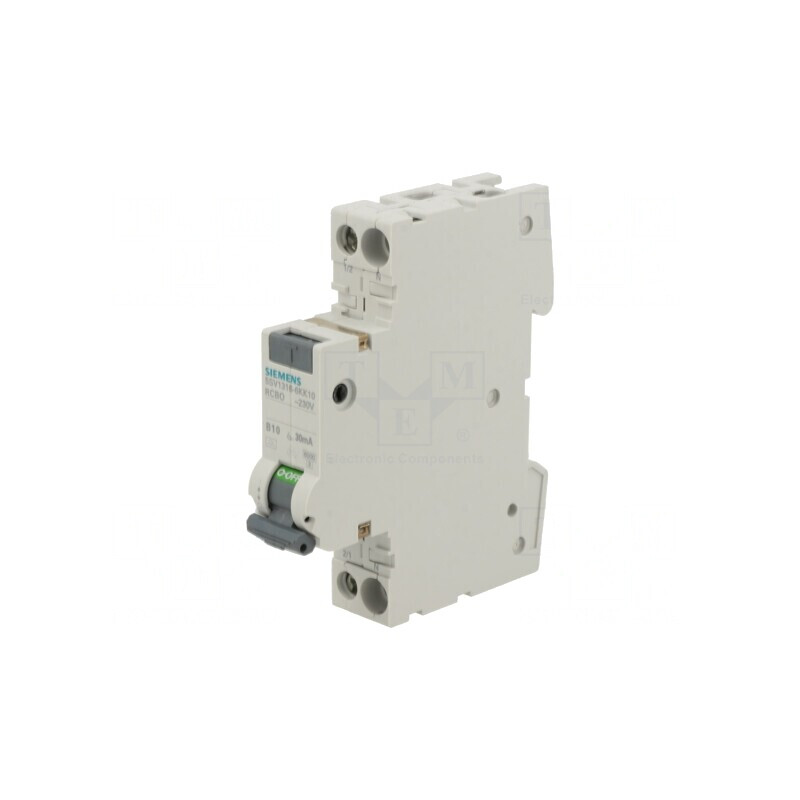 Întrerupător RCBO 10A 30mA 1P+N 230/400VAC | Electronic-mag.ro | Componente Electronice