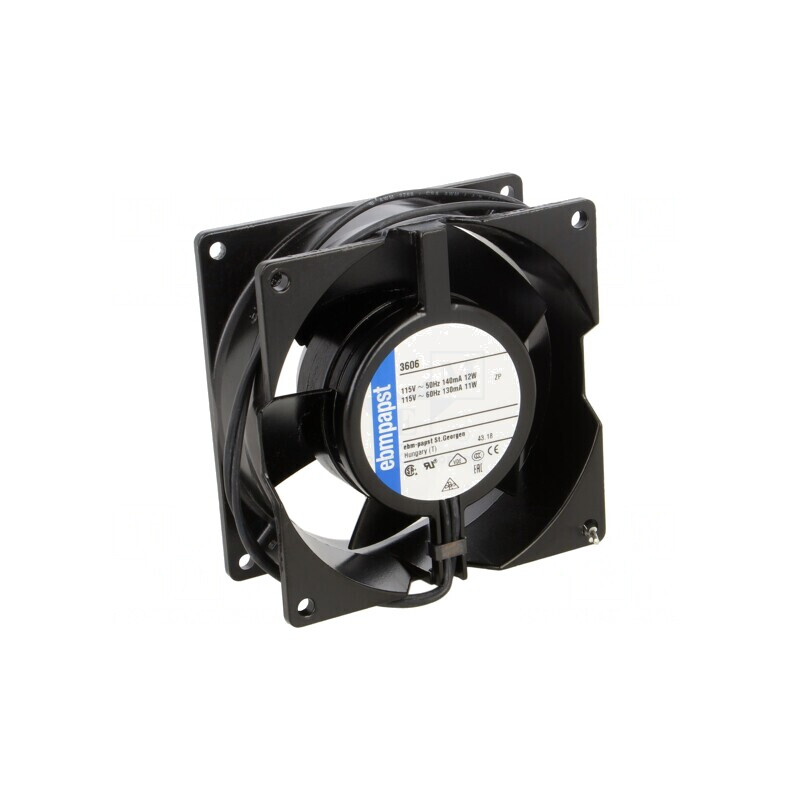 Ventilator AC Axial 115V 92x92x38mm 89m3/h 42dBA | Electronic-mag.ro | Componente Electronice