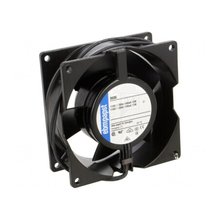 Ventilator AC Axial 115V 92x92x38mm 89m3/h 42dBA | Electronic-mag.ro | Componente Electronice
