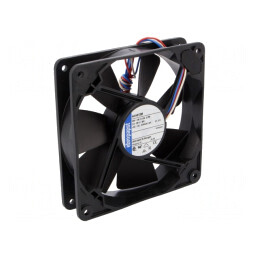 Ventilator axial DC 24V 119x119x25mm 55dBA cu bilă | Electronic-mag.ro | Componente Electronice