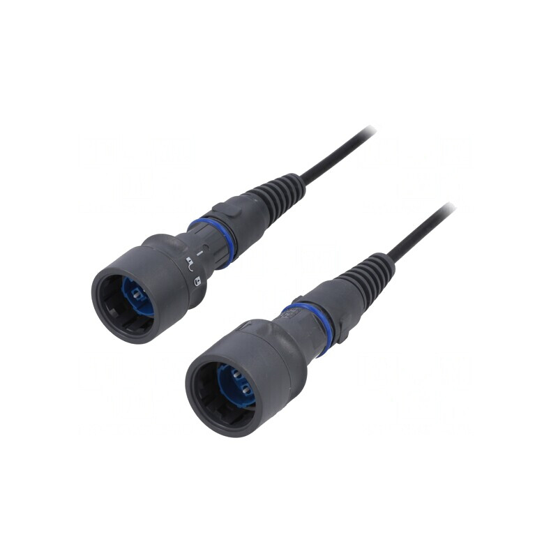 Patch cord fibră optică duplex monomod SM tip baionetă PXF6054CAB | Electronic-mag.ro | Componente Electronice