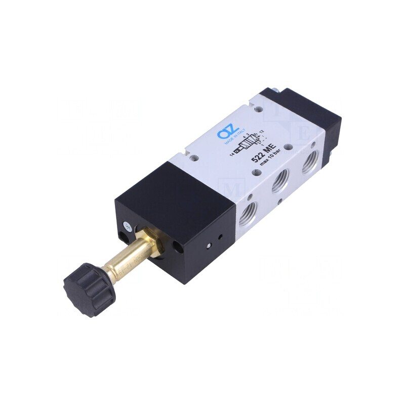 Ventil Electromagnetic Monostabil 5/2 G 1/4 2.5-10bar | Electronic-mag.ro | Componente Electronice