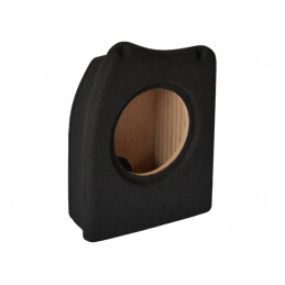 Carcasă difuzor MDF 200mm neagră | Electronic-mag.ro | Componente Electronice