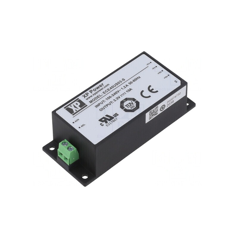 Alimentator Încastrabil 40W 3.3V 10A | Electronic-mag.ro | Componente Electronice