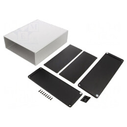 Carcasă Aluminiu IP65 cu Panou 191x220x68mm | Electronic-mag.ro | Componente Electronice