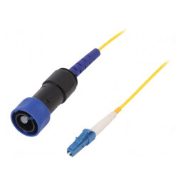 Patch Cord Fibră Optică Simplex Monomod SM Baionetă | Electronic-mag.ro | Componente Electronice