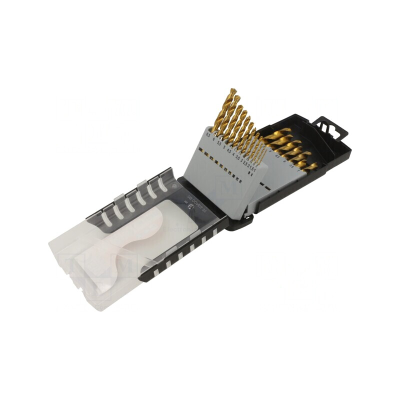 Set burghie metal HSS 19 bucăți | Electronic-mag.ro | Componente Electronice