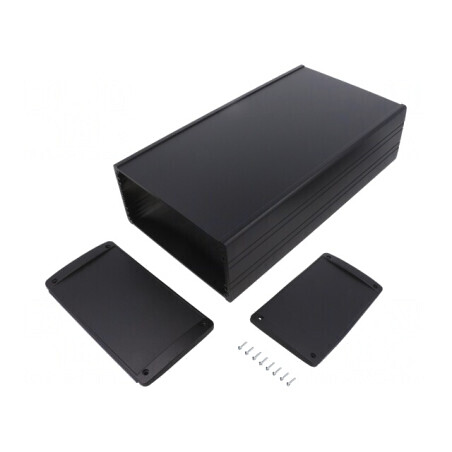 Carcasă Universală Aluminiu TEKAM 170x300x82mm | Electronic-mag.ro | Componente Electronice