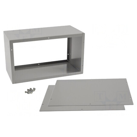 Carcasă universală oțel gri 178x305x152mm | Electronic-mag.ro | Componente Electronice