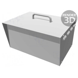 Carcasă Ventilată din Oțel 518x298x245 mm | Electronic-mag.ro | Componente Electronice