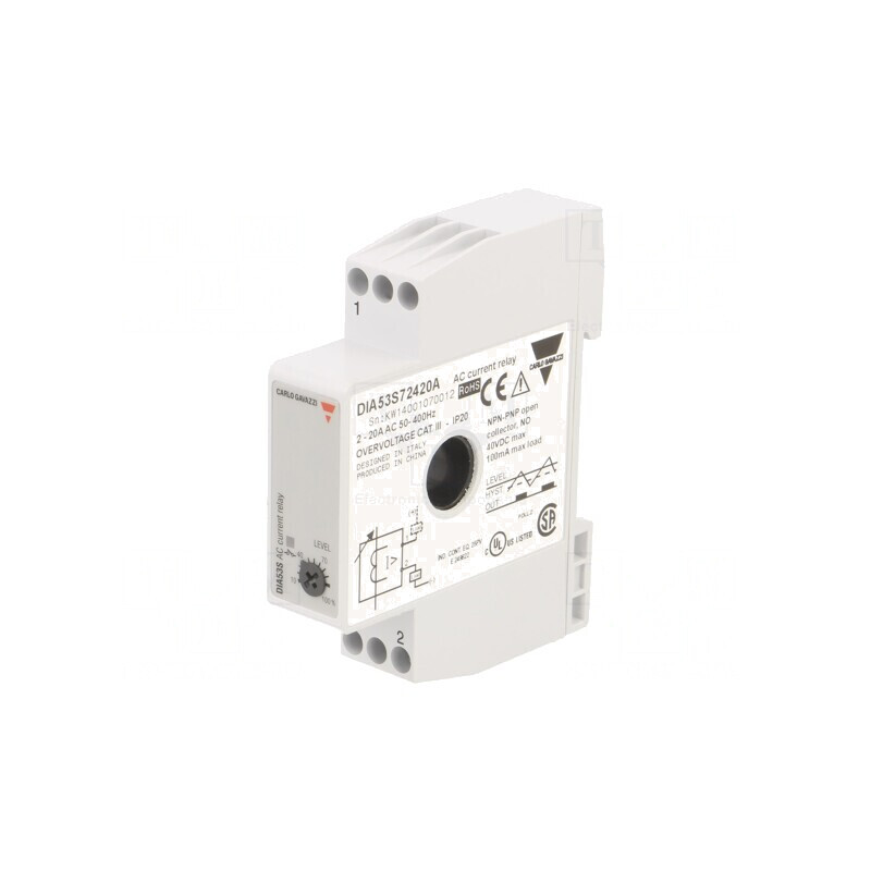 Releu Monitorizare Curent AC IP20 DIA | Electronic-mag.ro | Componente Electronice